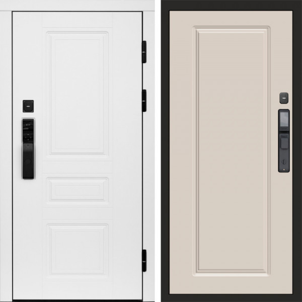 Входная дверь Termo-Door Смарт Орегон White - Гранд Слоновая кость