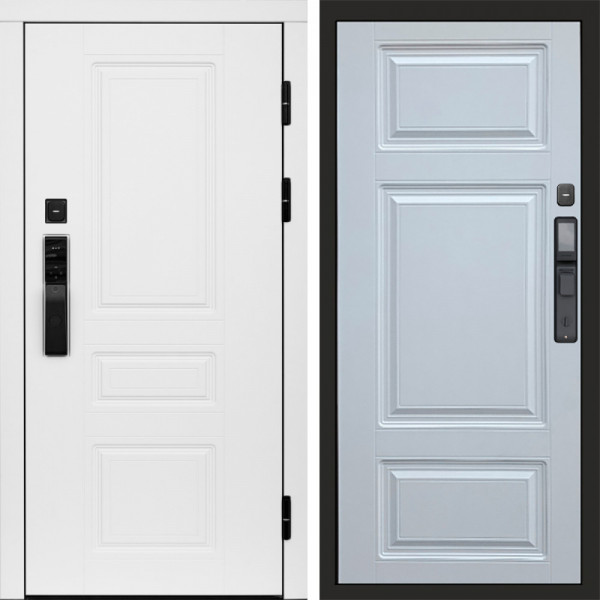 Входная дверь Termo-Door Смарт Орегон White - Лион Белый софт