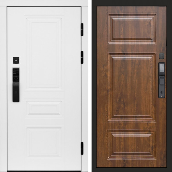 Входная дверь Termo-Door Смарт Орегон White - Лион Дуб