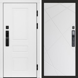 Входная дверь Termo-Door Смарт Орегон White - Лучи белый