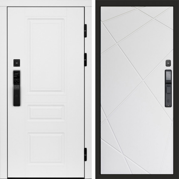 Входная дверь Termo-Door Смарт Орегон White - Лучи белый