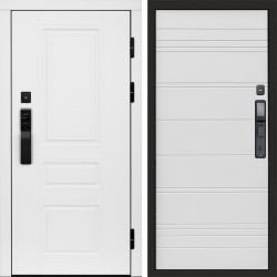 Входная дверь Termo-Door Смарт Орегон White - Лучи White line