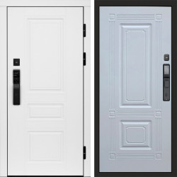 Входная дверь Termo-Door Смарт Орегон White - Мадрид Белый софт