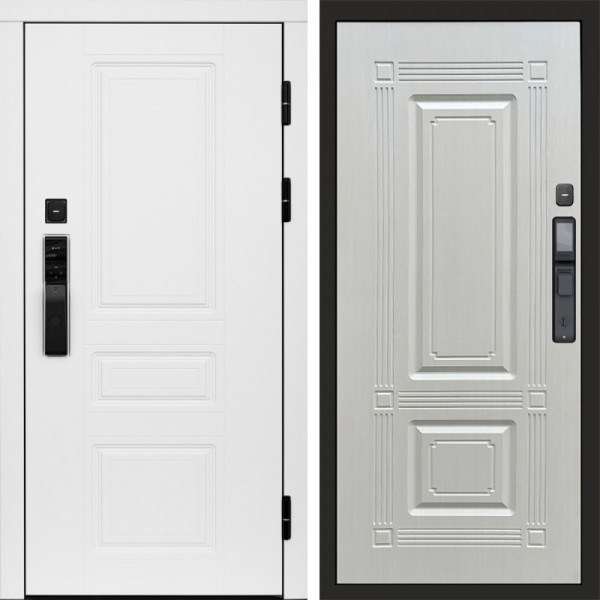 Входная дверь Termo-Door Смарт Орегон White - Мадрид Лиственница