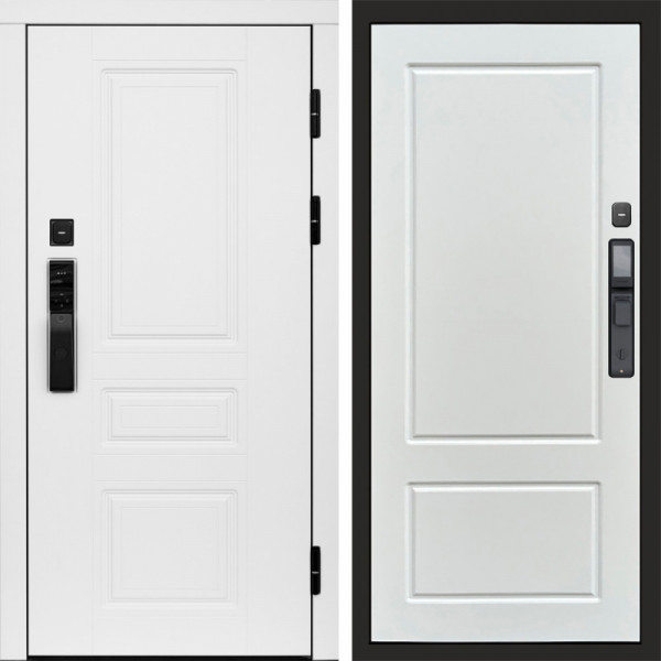 Входная дверь Termo-Door Смарт Орегон White - Марсель Белый софт