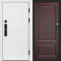 Входная дверь Termo-Door Смарт Орегон White - Марсель Шоколад
