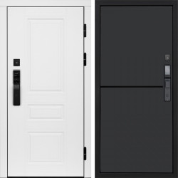 Входная дверь Termo-Door Смарт Орегон White - Нео Графит