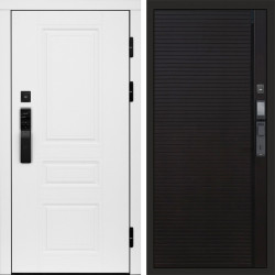 Входная дверь Termo-Door Смарт Орегон White - Porte black