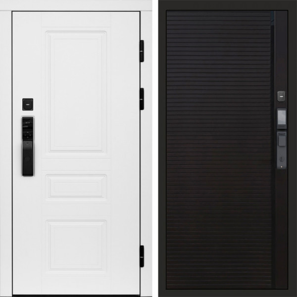 Входная дверь Termo-Door Смарт Орегон White - Porte black
