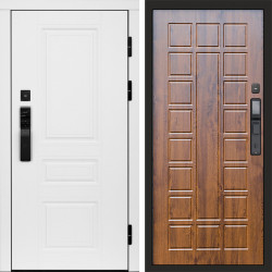 Входная дверь Termo-Door Смарт Орегон White - Престиж дуб