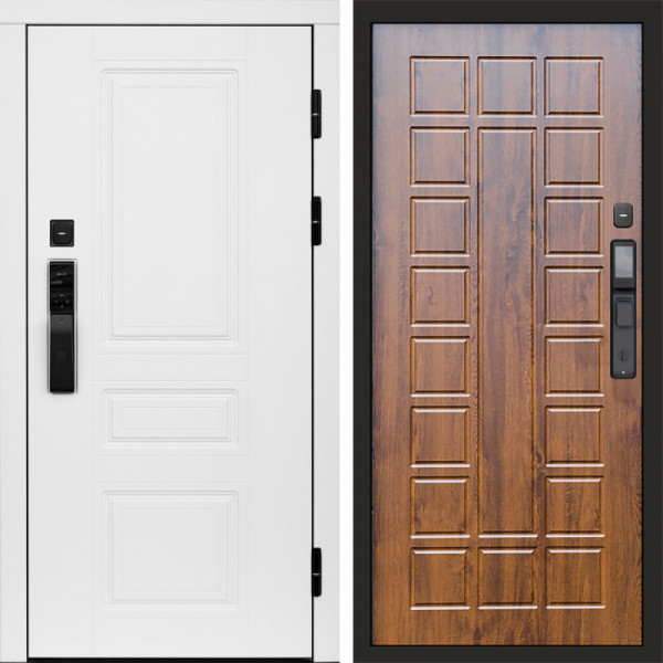 Входная дверь Termo-Door Смарт Орегон White - Престиж дуб