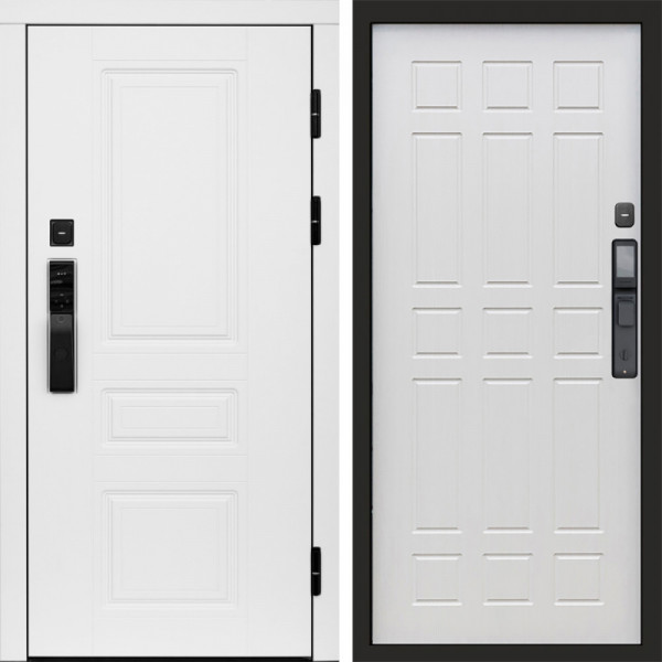 Входная дверь Termo-Door Смарт Орегон White - Спарта лиственница