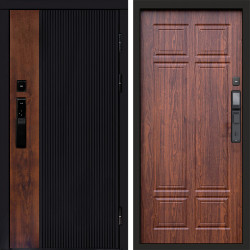 Входная дверь Termo-Door Смарт Престиж - Без серии Орех премиум