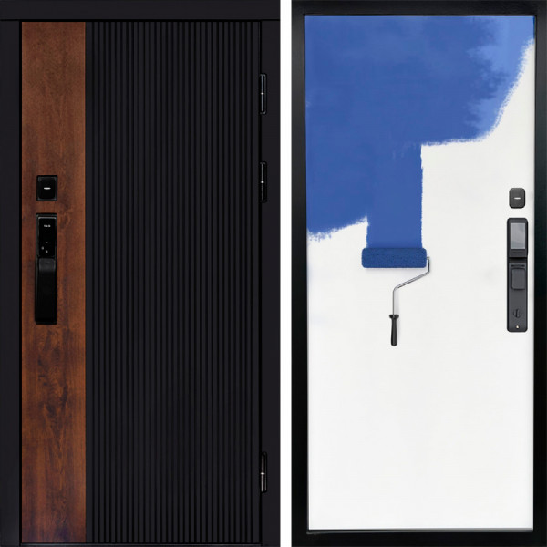 Входная дверь Termo-Door Смарт Престиж - Гладкая Панель Под Покраску Под покраску (грунт)