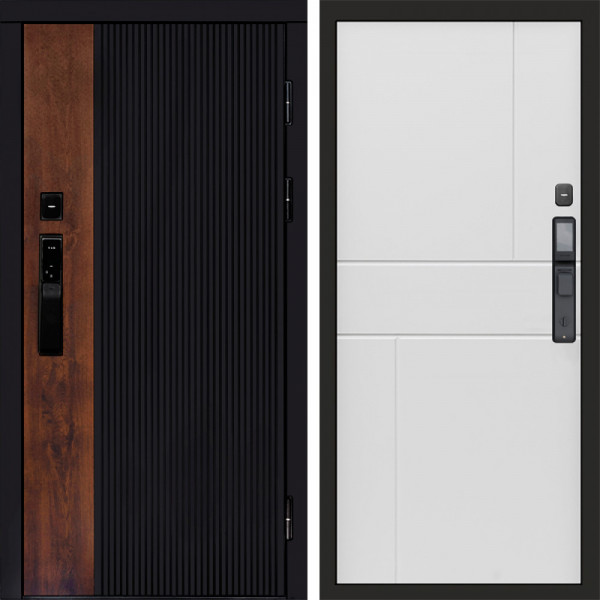 Входная дверь Termo-Door Смарт Престиж - Горизонт белый