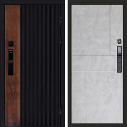 Входная дверь Termo-Door Смарт Престиж - Горизонт бетон светлый