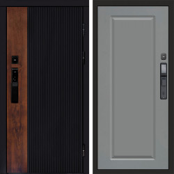 Входная дверь Termo-Door Смарт Престиж - Гранд Grey софт