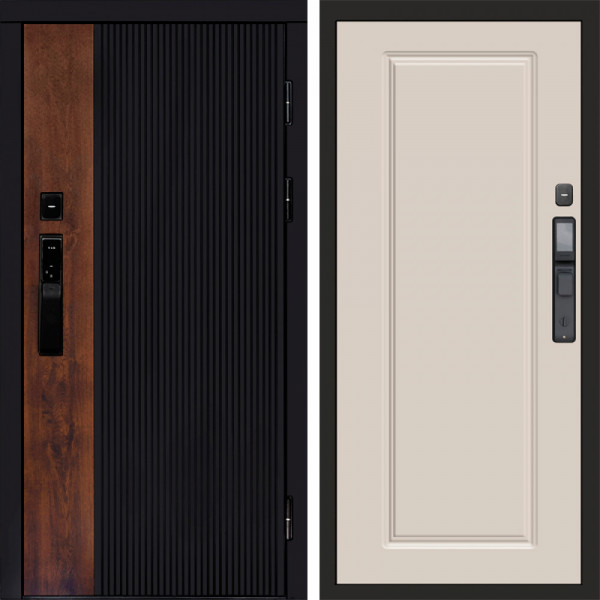 Входная дверь Termo-Door Смарт Престиж - Гранд Слоновая кость