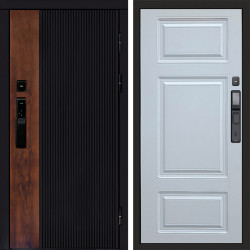 Входная дверь Termo-Door Смарт Престиж - Лион Белый софт