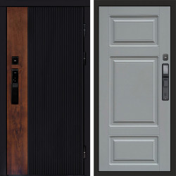 Входная дверь Termo-Door Смарт Престиж - Лион Grey софт