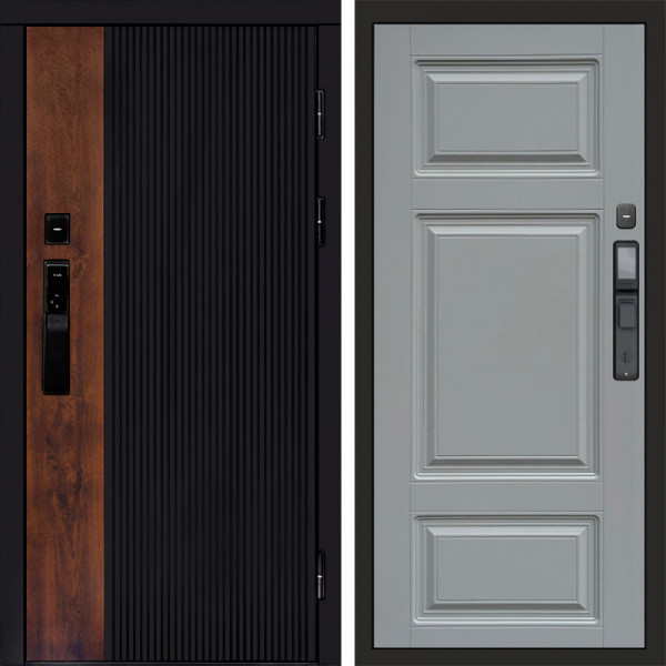 Входная дверь Termo-Door Смарт Престиж - Лион Grey софт
