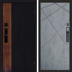 Входная дверь Termo-Door Смарт Престиж - Лучи бетон темный