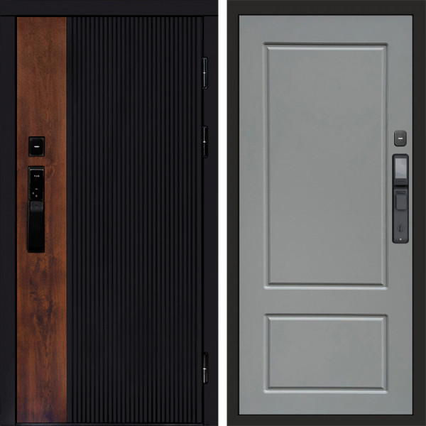 Входная дверь Termo-Door Смарт Престиж - Марсель Grey софт
