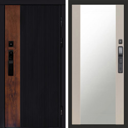 Входная дверь Termo-Door Смарт Престиж - Зеркало Слоновая кость