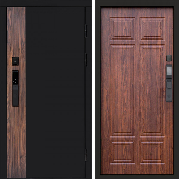 Входная дверь Termo-Door Смарт Тор - Без серии Орех премиум