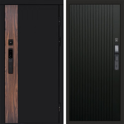 Входная дверь Termo-Door Смарт Тор - Flat Черный кварц