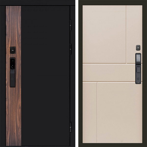 Входная дверь Termo-Door Смарт Тор - Горизонт Слоновая кость