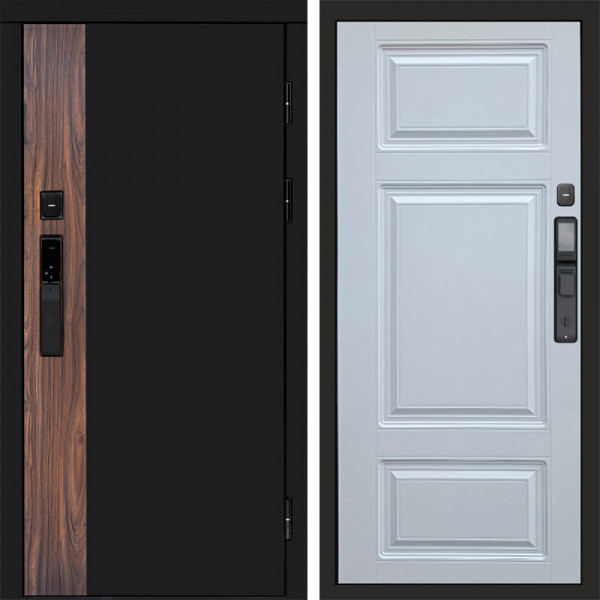 Входная дверь Termo-Door Смарт Тор - Лион Белый софт