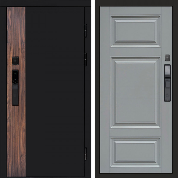 Входная дверь Termo-Door Смарт Тор - Лион Grey софт