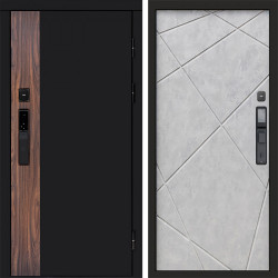 Входная дверь Termo-Door Смарт Тор - Лучи бетон светлый