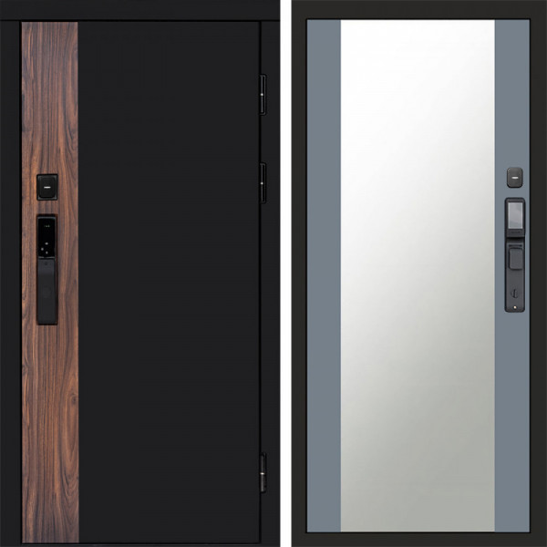 Входная дверь Termo-Door Смарт Тор - Зеркало Grey Софт