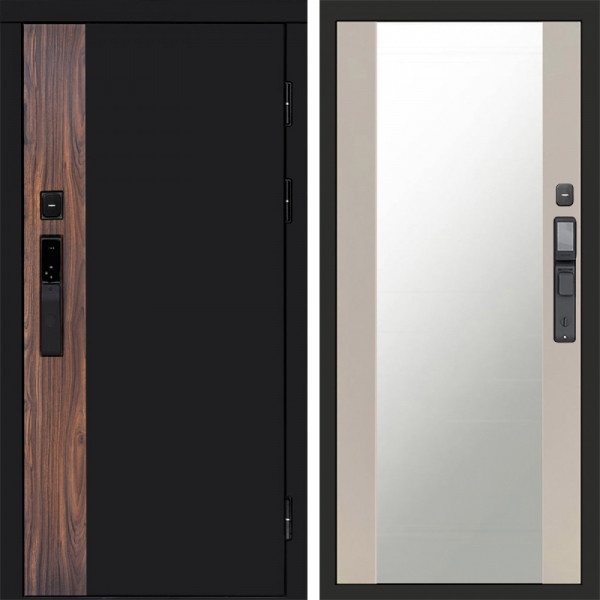 Входная дверь Termo-Door Смарт Тор - Зеркало Слоновая кость