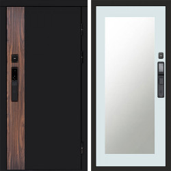 Входная дверь Termo-Door Смарт Тор - Зеркало Триумф Белый софт