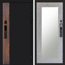 Входная дверь Termo-Door Смарт Тор - Зеркало Триумф бетон светлый