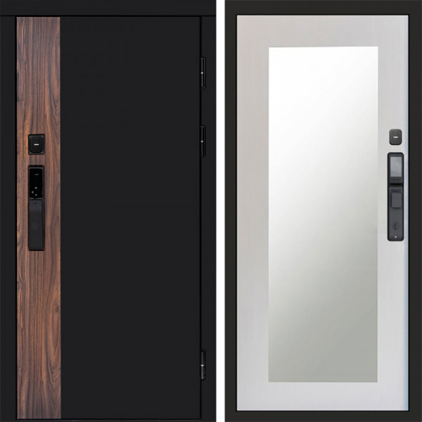 Входная дверь Termo-Door Смарт Тор - Зеркало Триумф лиственница