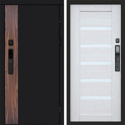 Входная дверь Termo-Door Смарт Тор - Зеркало Триумф Царга лиственница 4500 / 5500