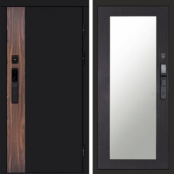 Входная дверь Termo-Door Смарт Тор - Зеркало Триумф венге