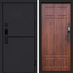 Входная дверь Termo-Door Смарт Тренд Black - Без серии Орех премиум