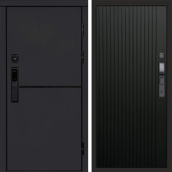 Входная дверь Termo-Door Смарт Тренд Black - Flat Черный кварц