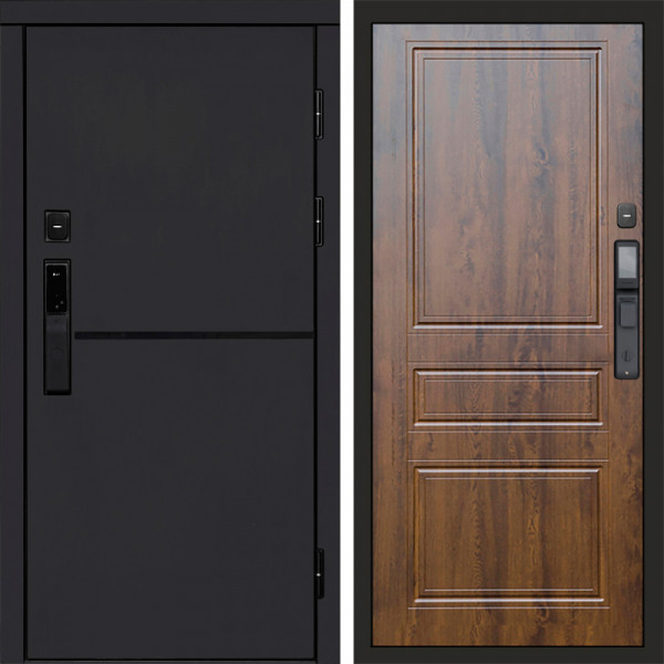 Входная дверь Termo-Door Смарт Тренд Black - Классика дуб