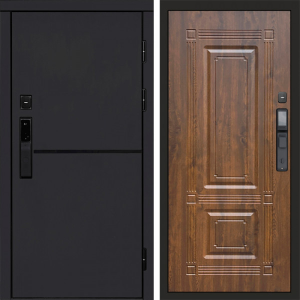 Входная дверь Termo-Door Смарт Тренд Black - Мадрид Дуб