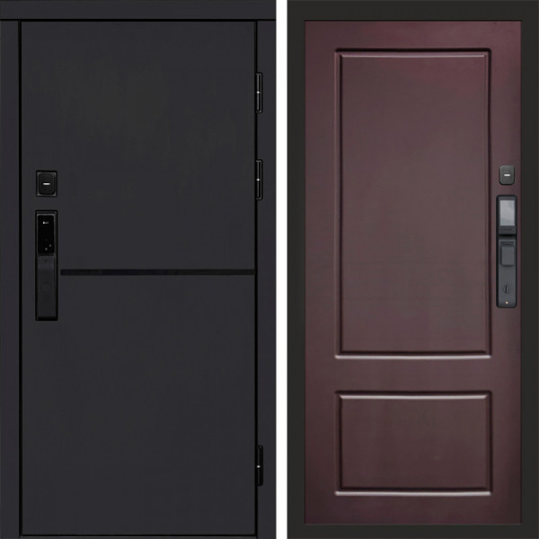 Входная дверь Termo-Door Смарт Тренд Black - Марсель Шоколад