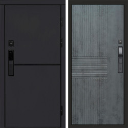 Входная дверь Termo-Door Смарт Тренд Black - Мастино Бетон темный