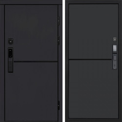 Входная дверь Termo-Door Смарт Тренд Black - Нео Графит