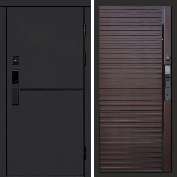 Входная дверь Termo-Door Смарт Тренд Black - Porte Шоколад