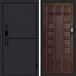 Входная дверь Termo-Door Смарт Тренд Black - Престиж венге